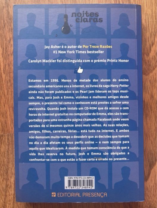 “Antes do Futuro” de Jay Asher e Carolyn Mackler