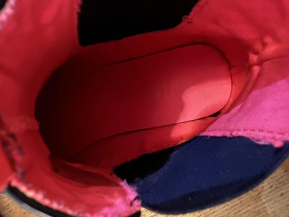 Botim Billieblush azul marinho com prata tamanho 33 uma utilização original