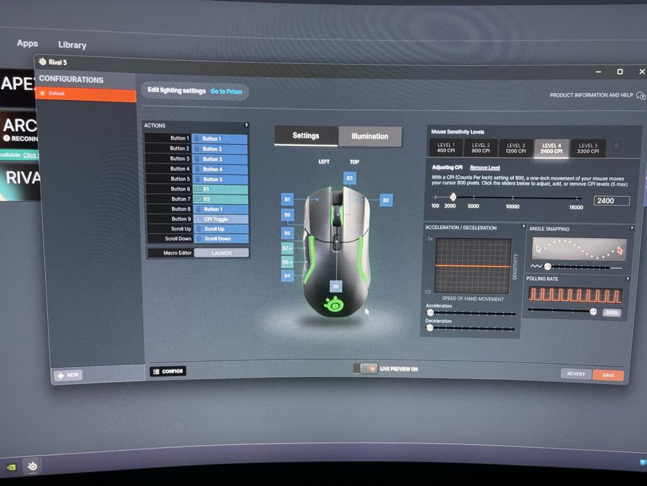 Steelseries Rival 5 Mysz