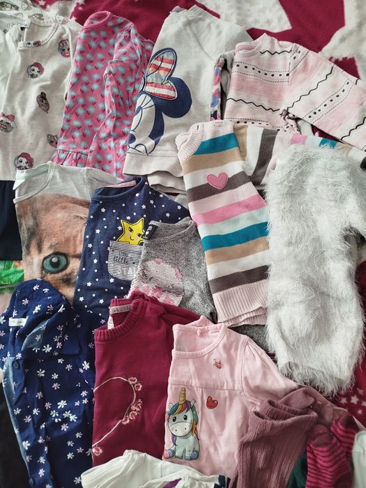 Duża paka ubranek dla dziewczynki 86/92