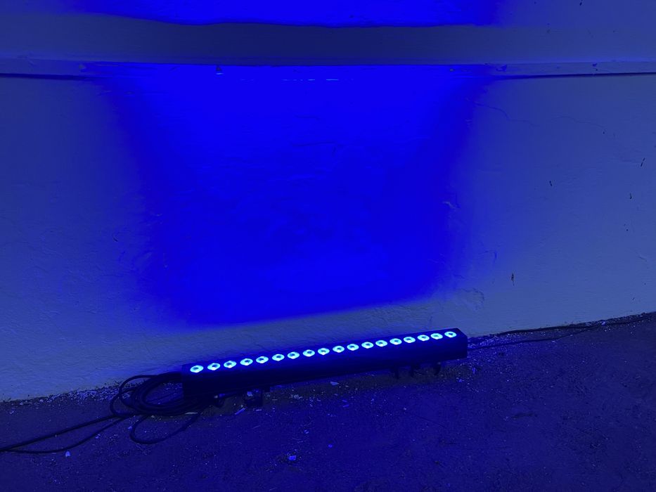 Barras LED Dmx RGBWAUV 6in1 18x18W