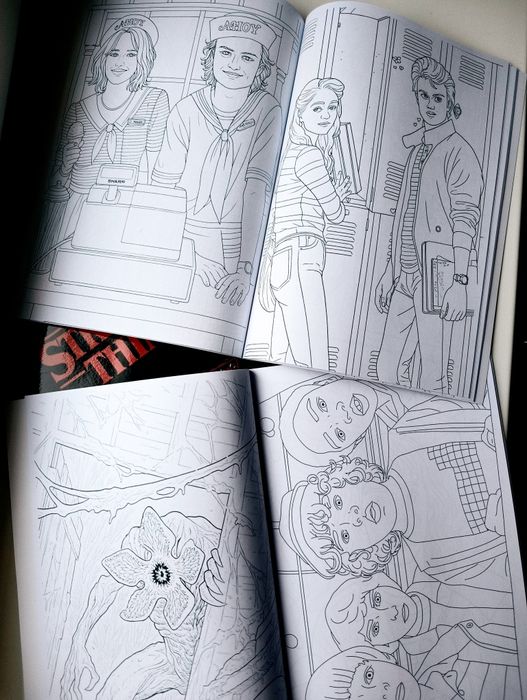 Розмальовка Дивні Дива, Stranger things