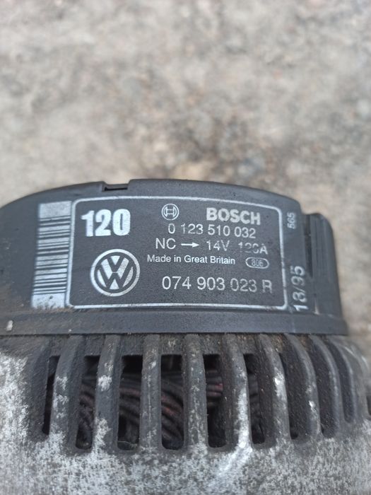 Комплект стартер генератор гур VW T4 2.4 2.5 тді 074903023R 074145167