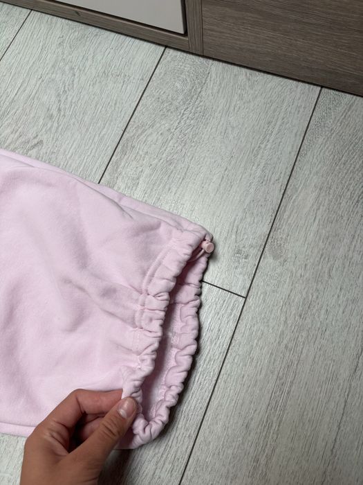Pudrowy różowe dresy Zara oversize S
