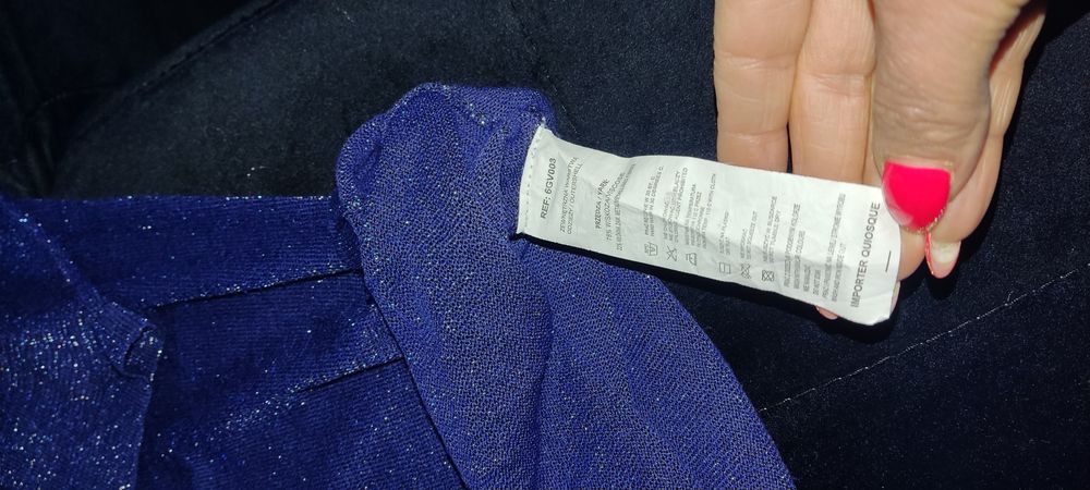 Bluzka nietoperz błyszcząca QUIOSQUE