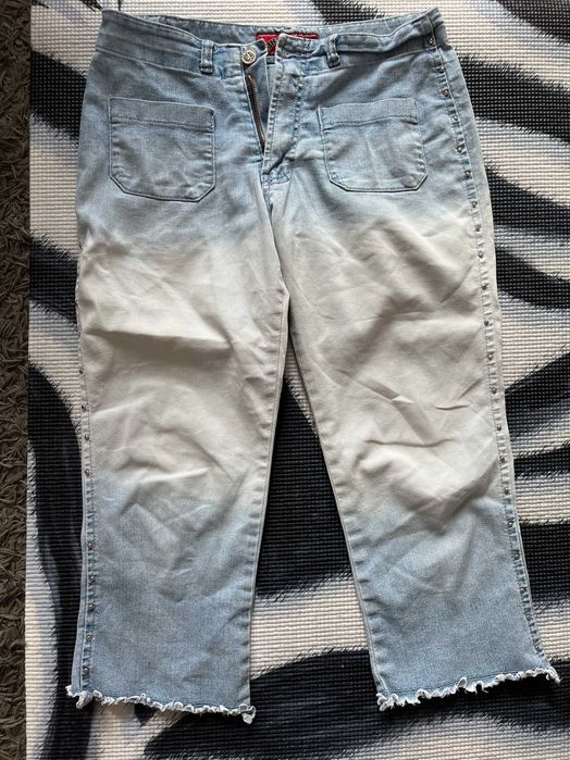 Spodnie jeansy 3/4 rybaczki