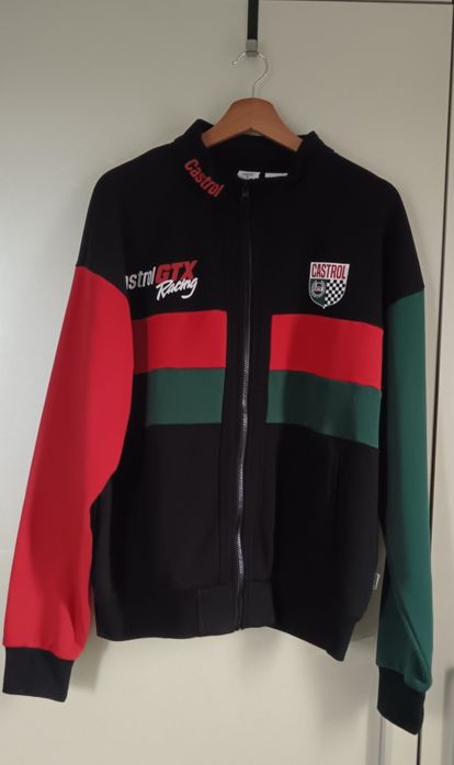 Czarna bluza męska Castrol Gtx Racing Cropp rozm M jak nowa