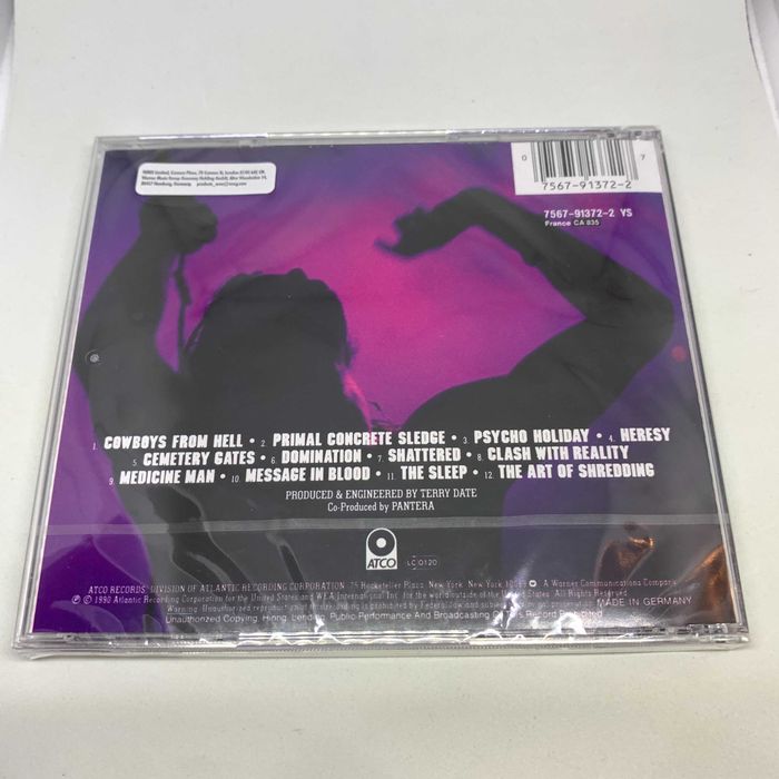 Фірмовий CD Pantera – Cowboys From Hell (New) 2012 ATCO Records EU