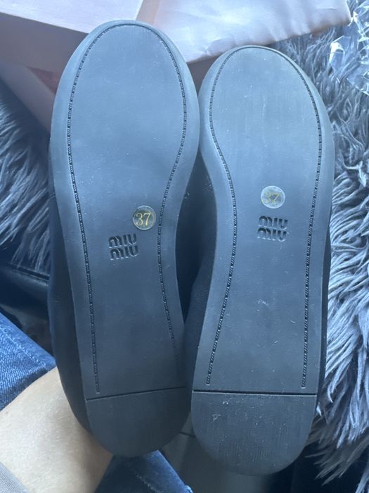 Balerinki miu miu czarne 37 nowe