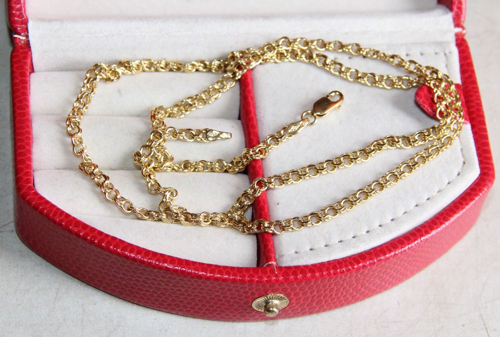 Złoty łańcuszek kolia naszyjnik wisiorek 585 zloto apart