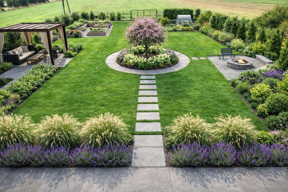 Projektowanie rabat ogrodowych wraz z realistyczną wizualizacją