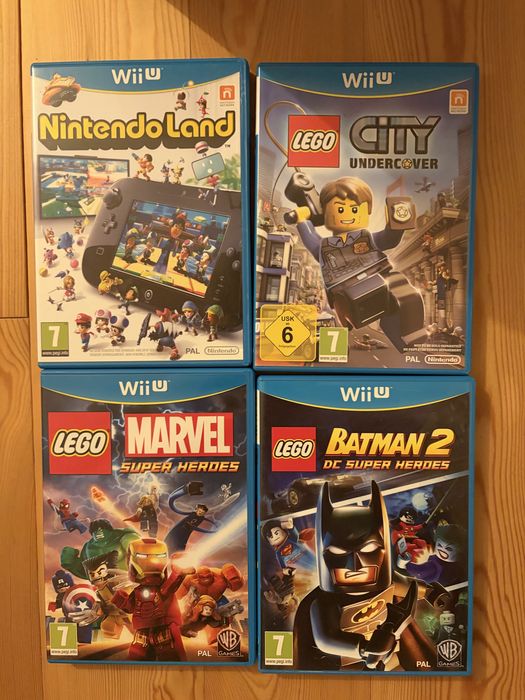 Jogos wii u vendo o conjunto ou à unidade
