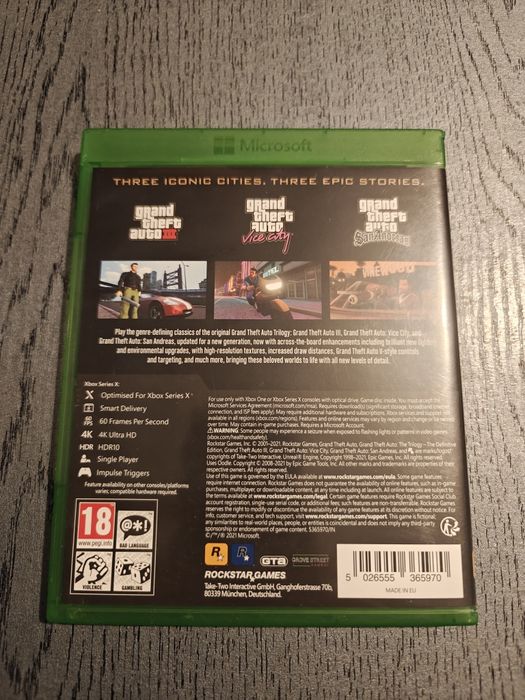Grand Theft Auto Trilogy Xbox