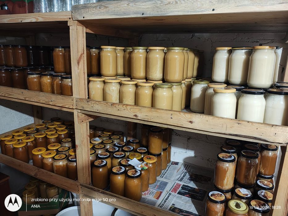 Miody naturalne z pasieki