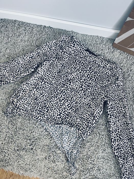 Bluzka damska koszula w panterke w centki zara rozm M