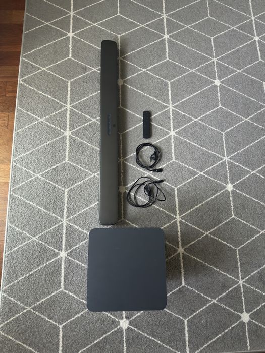 Soundbar JBL BAR DEEP BASE MK2 Czarny 2.1-kanałowy, Bezprzewodowy Subwoofer, Dolby Digital, HDMI ARC, Bluetooth