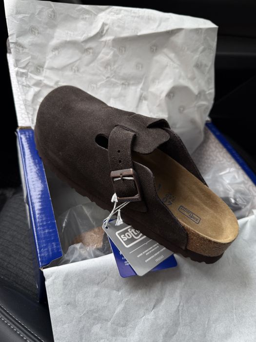 Шльопанці із колекції Birkenstock boston біркеншток, клоги, сабо.