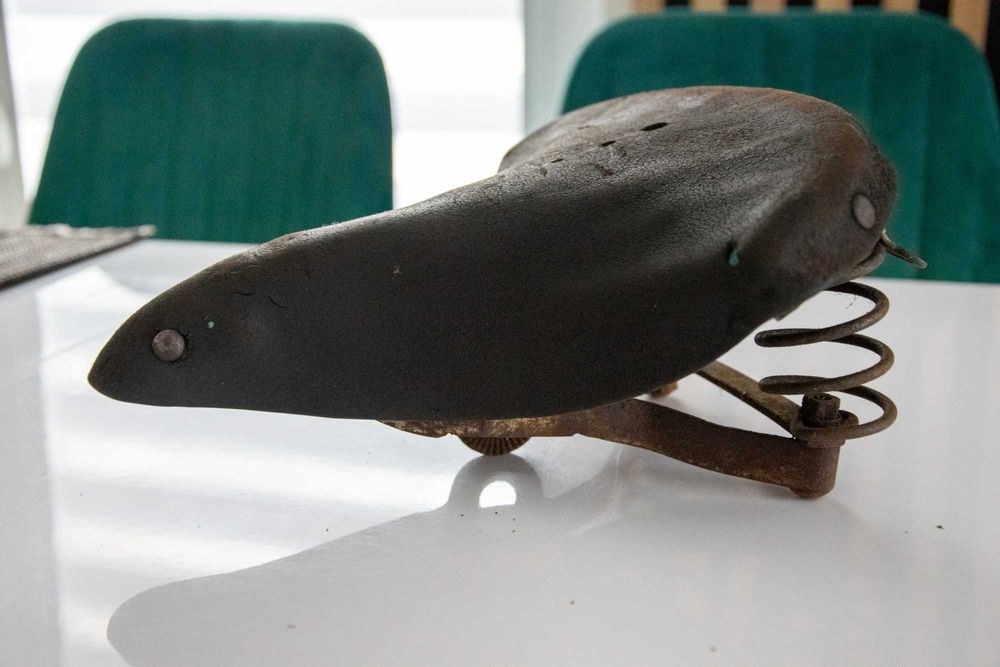 Stare skórzane siodełko do roweru Vintage