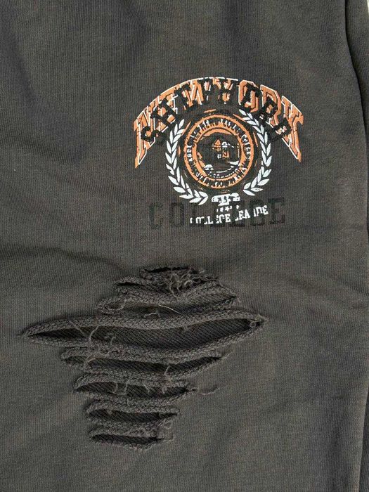 Штани Project GRAILZ G/R спортивки sweatpants distressed сірі штаны