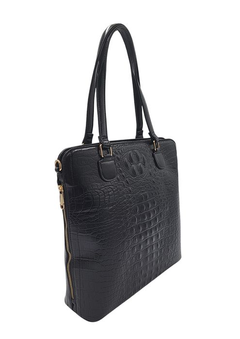 Torebka torba klasyczna damska aktówka czarna