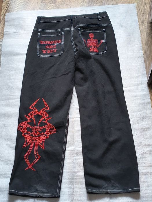 Spodnie gotyckie rap rock Heaven Can Wait