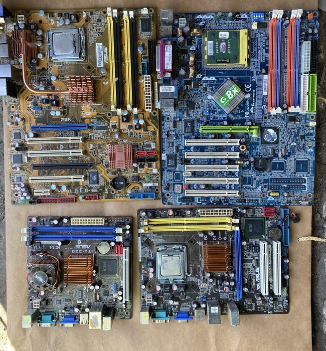 Комплект материнских плат + процессоры