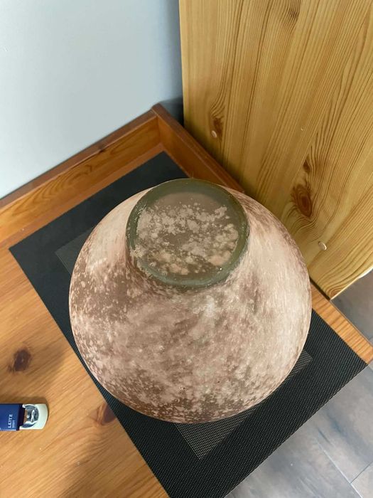 Wazon dekoracyjny z grubego szkła artystycznego – 30 cm