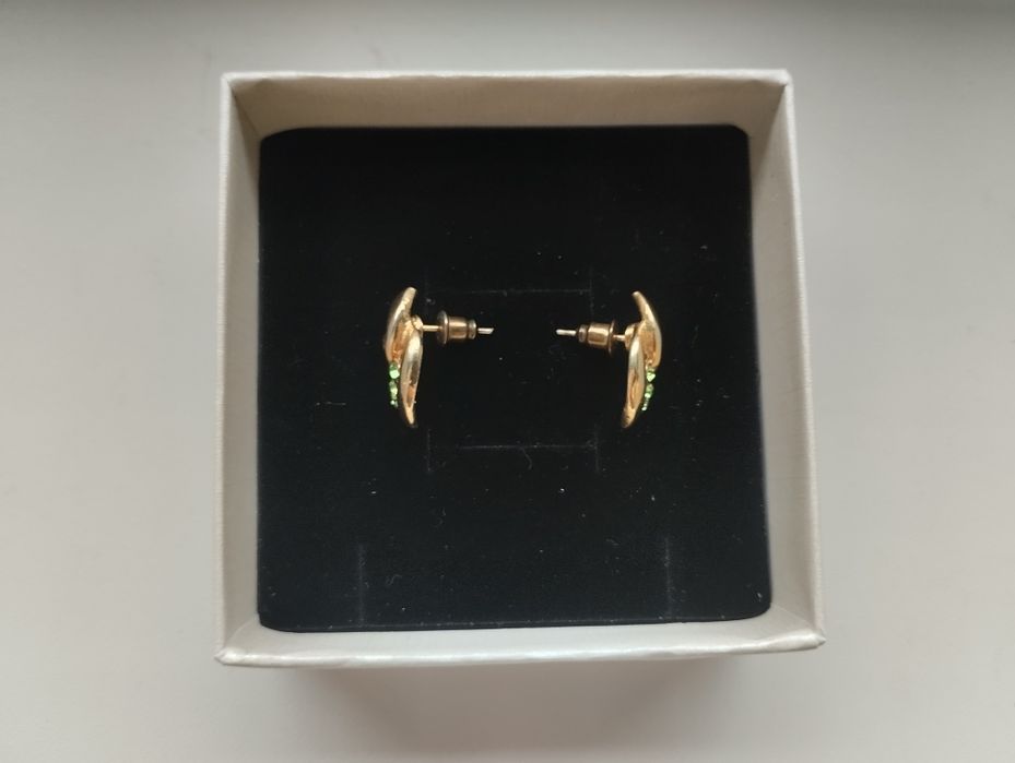 Wkręcane kolczyki złote diamenciki
