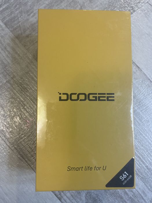 Мобільний телефон Doogee S61 6/64GB Carbon Fiber