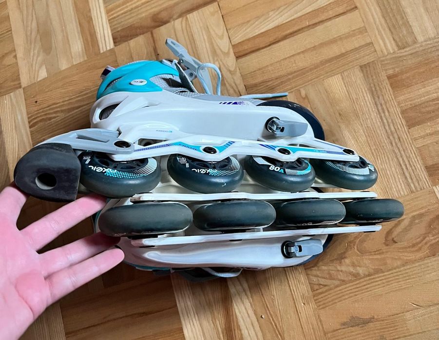 Rolki Decathlon Rolki Decathlon - Roller fit 3JR  rozmiar 32-35,