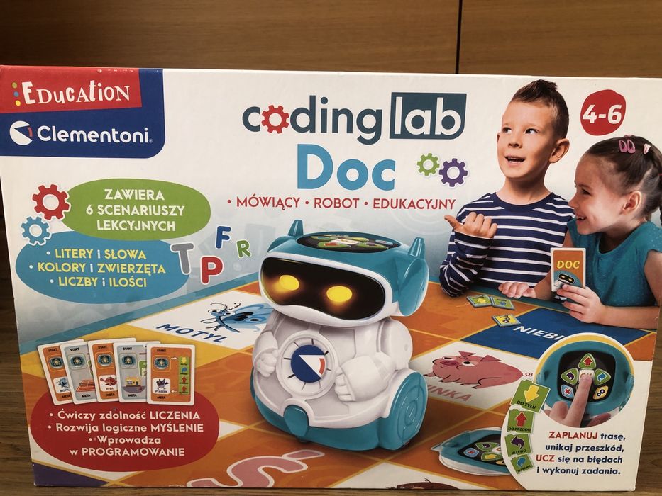 Mówiący robot edukacyjny coding lab DOC
