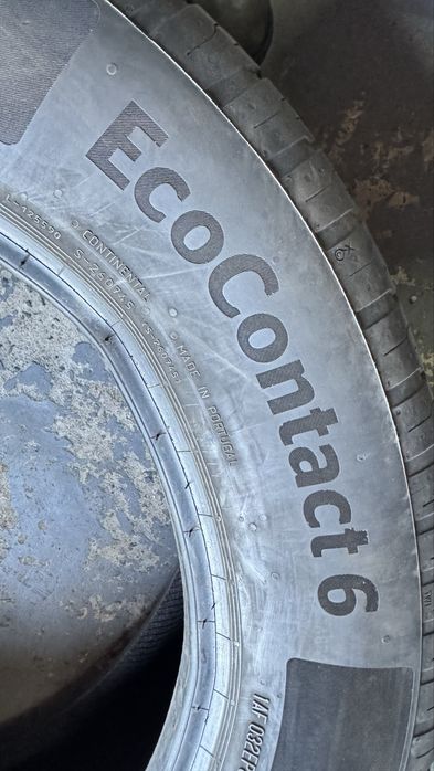 Резина R18 225/60 Continental EcoContact6 літо комплект