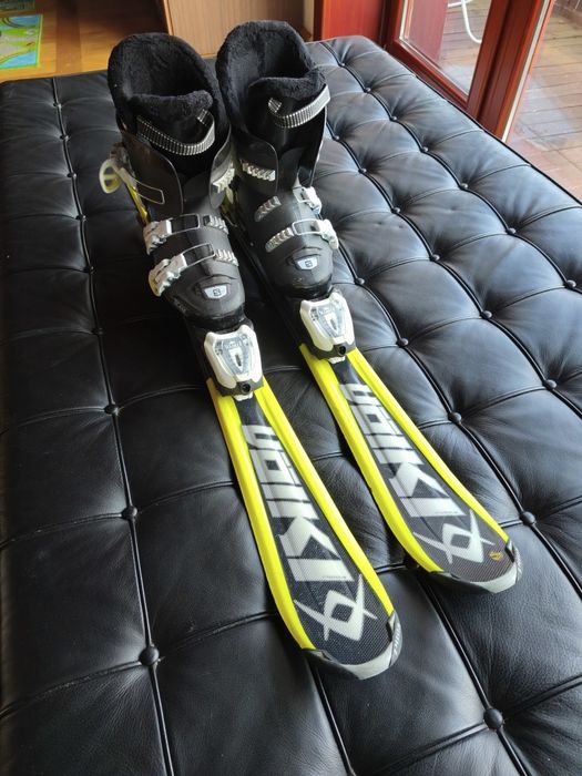 Narty z butami dla dziecka