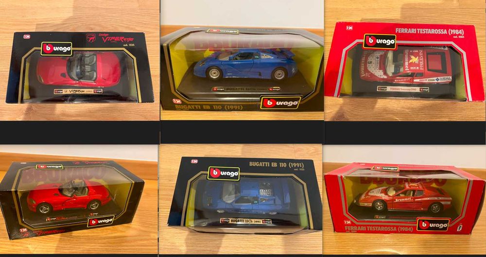 Burago - Coleção de vários carros