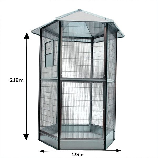 Viveiro galvanizado para pássaros Gomez y Crespo.