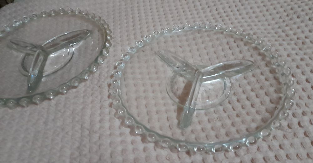 Менажниці великі. "Мальцевське скло". Вінтаж