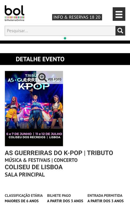 Kpop Recreios 6/6 - 16h00 - ESTREIA