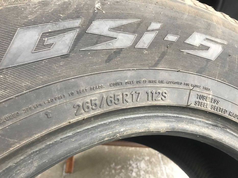 265-65-R17 TOYO OBSERVER + TOYO TRANPATH S1 поштучно 1шт зимняя резина