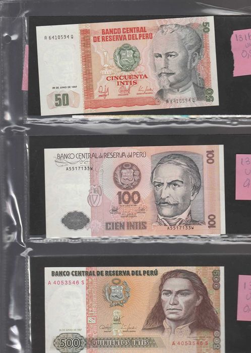 115 notas diferentes, diversos países