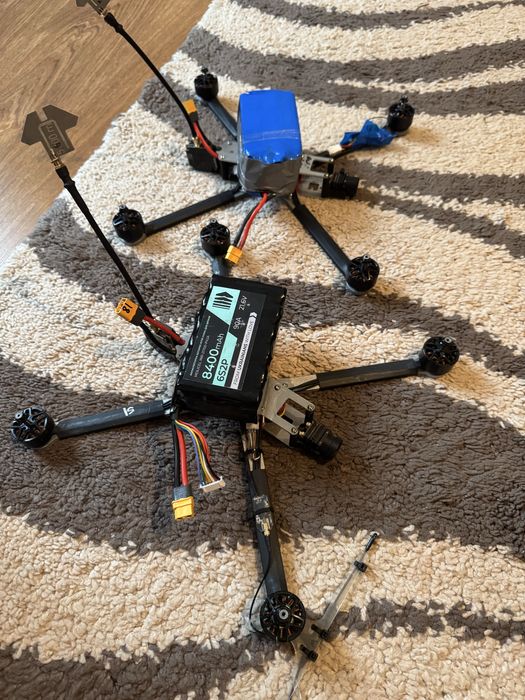 Продам два фпв дрона с теплаком цена за два с аккумуляторами