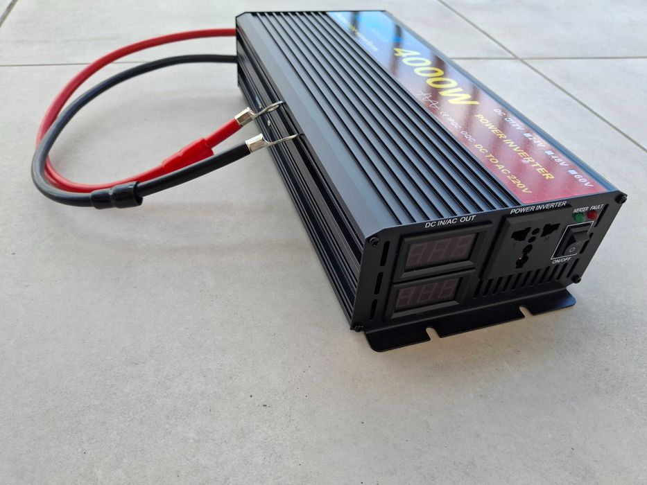 Przetwornica Pełny Sinus 12v/230v 4000W EASUN falownik, Akumulator LifePo4