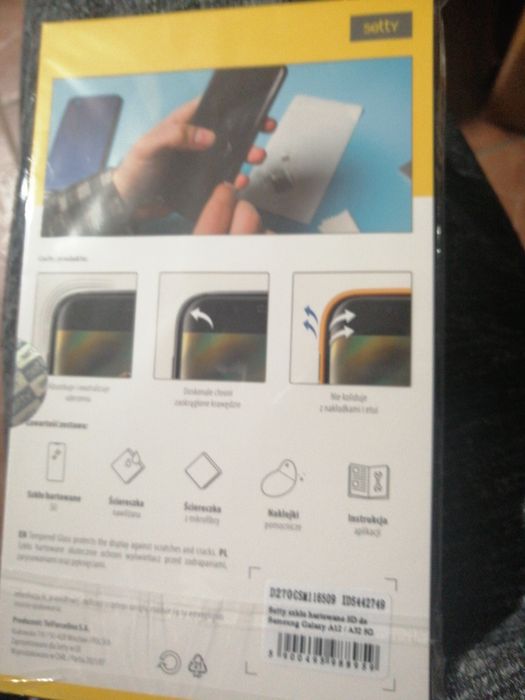 Szkło hartowane z ramką 5D do Samsung A12/A32 5G.