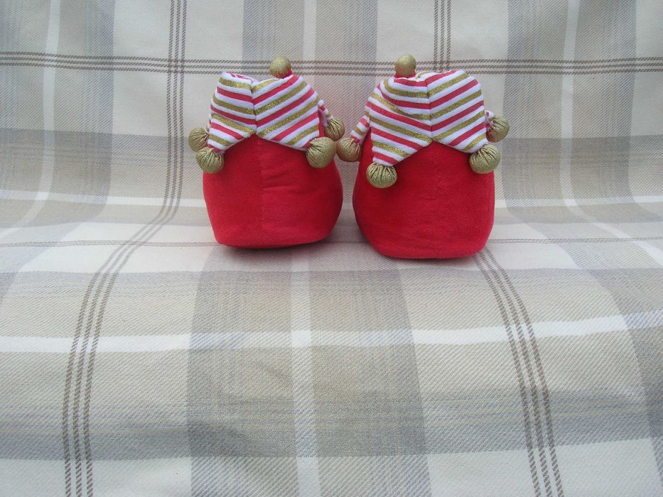 Домашні капці скоморох-клоун-гном-ельф Розмір L Підошва 27см