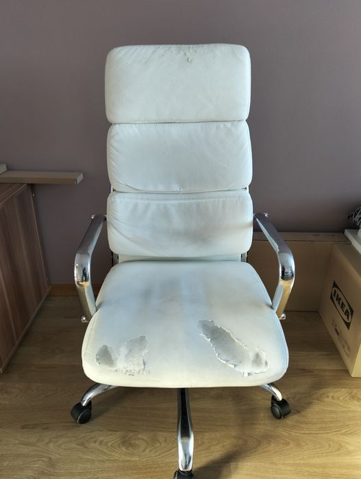 Fotel skórzany obrotowy