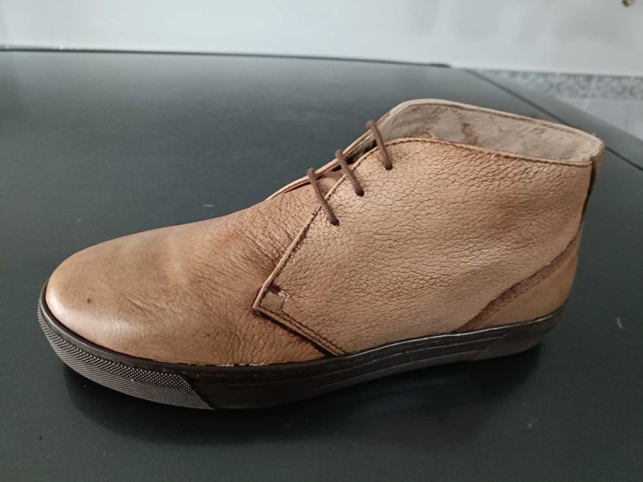 Bota Casual Masculina em pele