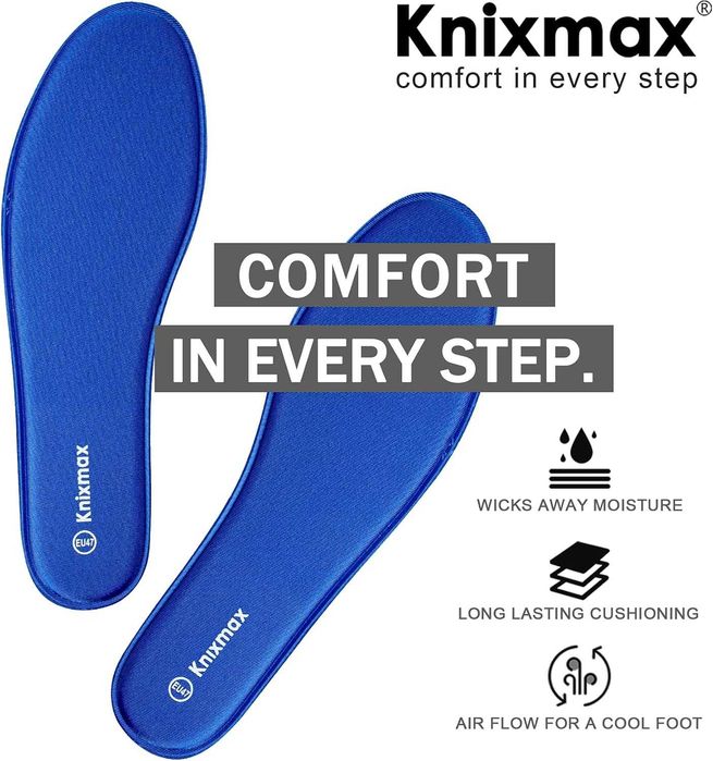 Knixmax Wkładki do butów z pianki memory xtreme comfort r. 43