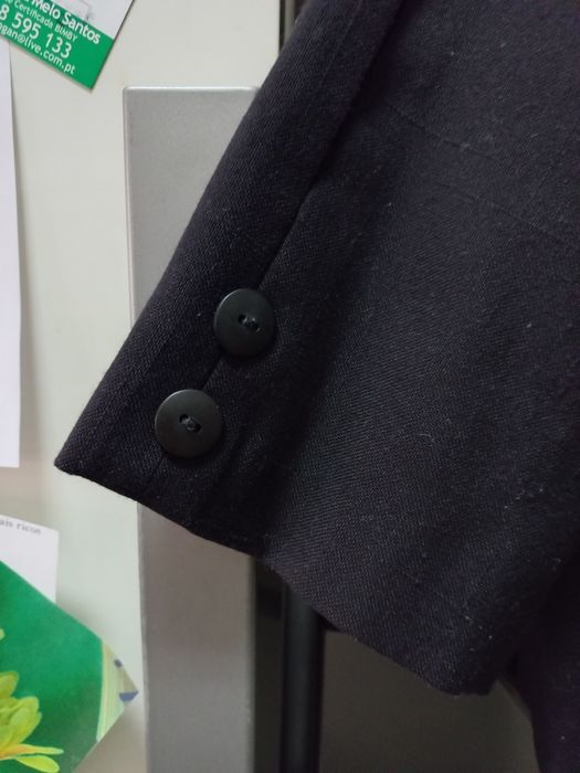 Bolero preto de manga curta