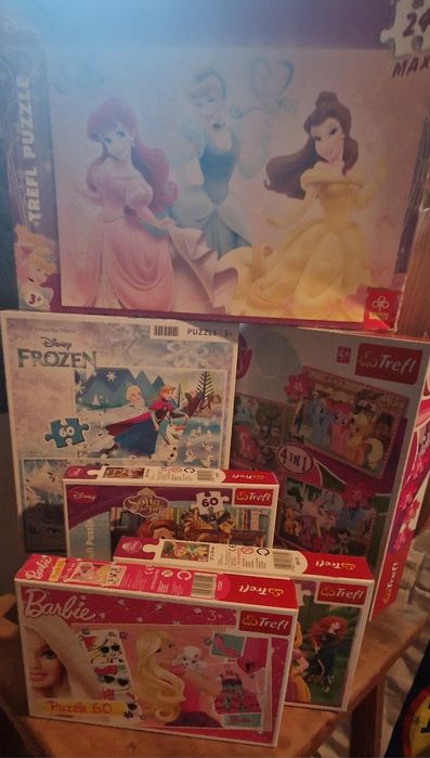 Puzzle  Barbie Pony Kraina Lodu