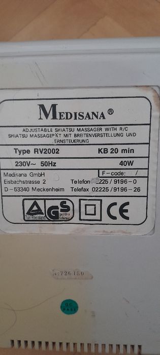 Masażer do  szyi,barku Medisana