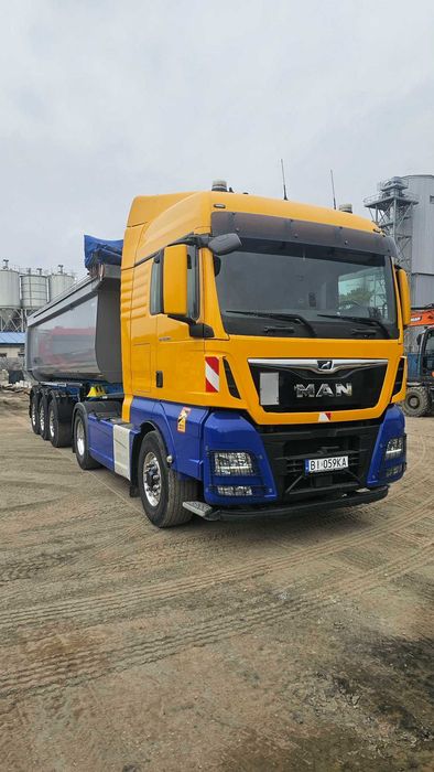 Usługi transportowe z HDS dźwig transport materiał budowlanych big bag